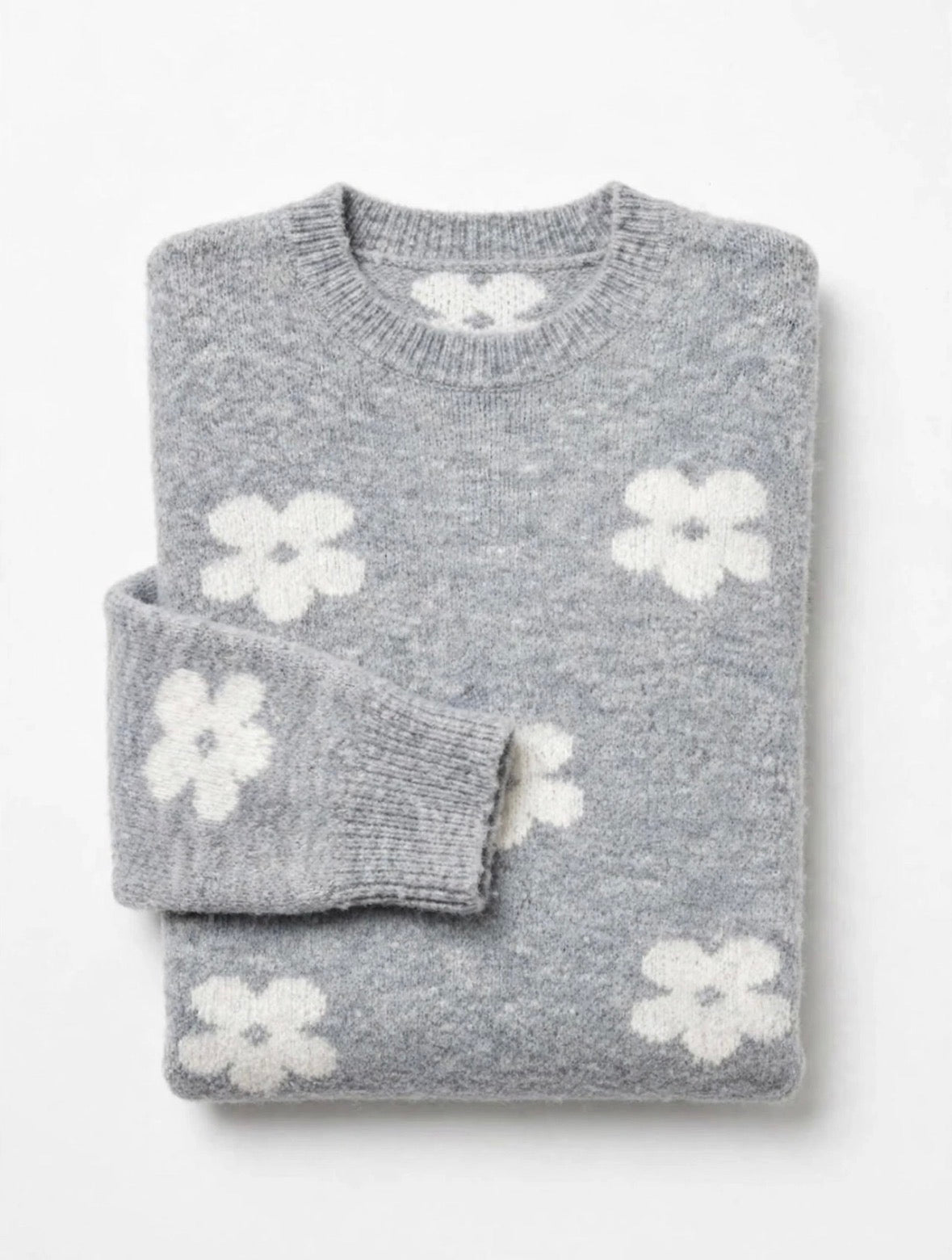 Blooming Grace Floral Sweater