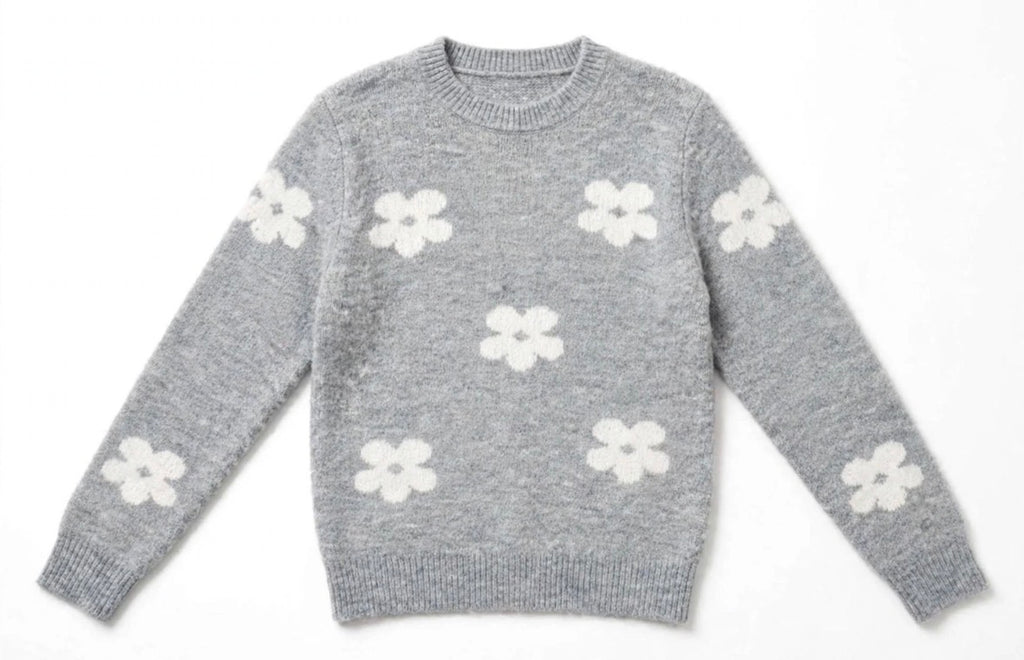 Blooming Grace Floral Sweater